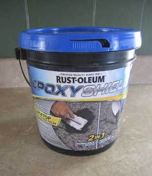 Rustoleum EpoxyShield container